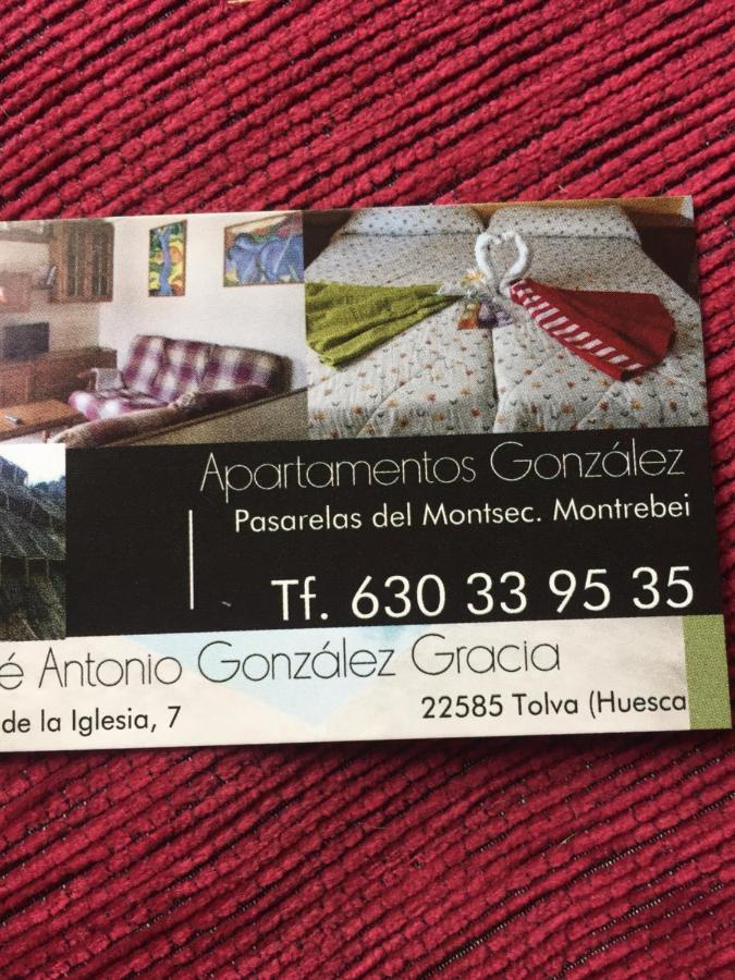 Apartamento Gonzalez Montsec Montrebei Tolva Exterior photo